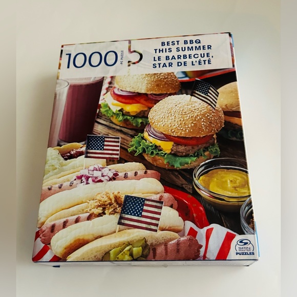New “Best BBQ This Summer” 1000 Piece Puzzle Spin Master 24” x 18” - Picture 6 of 11